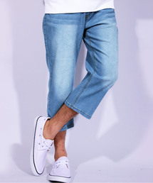 ８(eight) | デニム クロップドパンツ ７分丈 ショートパンツ (デニムパンツ)