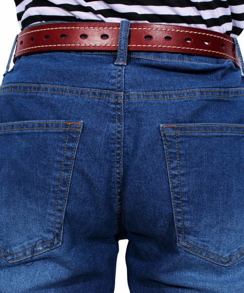 ８(eight)（エイト）の「デニム クロップドパンツ ７分丈 ショートパンツ （デニムパンツ・メンズ・インディゴブルー/ブラック/ブルー/ワンウォッシュ/グレー・MEDIUM/X-LARGE/LARGE）」の20枚目の写真