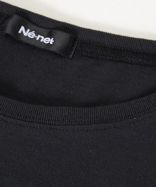 Ne-net（ネネット）の「S SAUNA Ｔ（Tシャツ/カットソー・レディース・ブラック/カーキ/ブルー/ホワイト・02/03）」の10枚目の写真