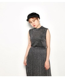 SLY | SHEER LAMEノースリTOPS(タンクトップ)