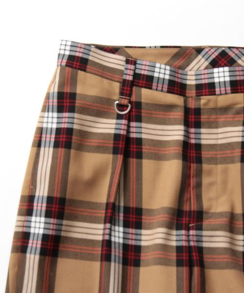 MONKEY TIME（モンキータイム）の「＜monkey time＞ TW CHECK WIDE 1P PANTS/ワイドパンツ ◆（その他パンツ・メンズ・ブラウン・MEDIUM/SMALL/LARGE）」の10枚目の写真