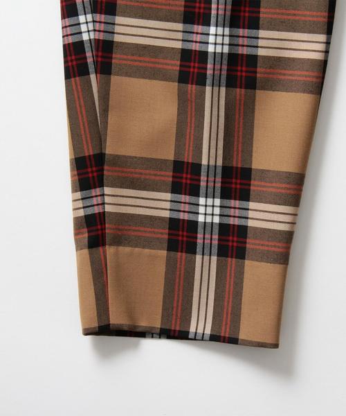 MONKEY TIME（モンキータイム）の「＜monkey time＞ TW CHECK WIDE 1P PANTS/ワイドパンツ ◆（その他パンツ・メンズ・ブラウン・MEDIUM/SMALL/LARGE）」の13枚目の写真