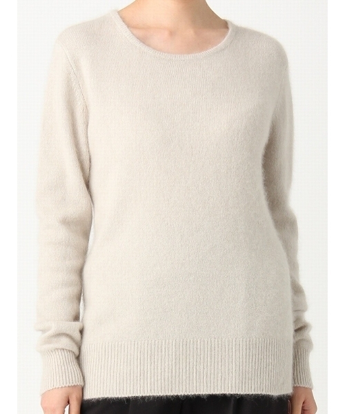 LAGUNAMOON（ラグナムーン）の「ラクーンmix Simpleニットプルオーバー（ニット/セーター・レディース・ピンク/ネイビー/ライトグレー・FREE）」の2枚目の写真