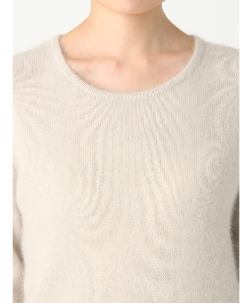 LAGUNAMOON（ラグナムーン）の「ラクーンmix Simpleニットプルオーバー（ニット/セーター・レディース・ピンク/ネイビー/ライトグレー・FREE）」の4枚目の写真