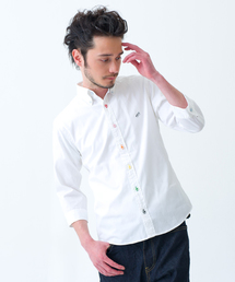 green label relaxing | ☆W B/C P/OX EMB BD 7/SLシャツ(シャツ/ブラウス)