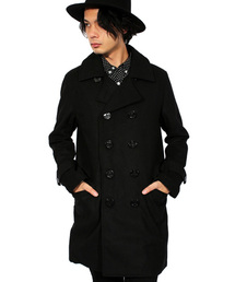 ８(eight) | ロング ピーコート ウール メルトン (ピーコート)