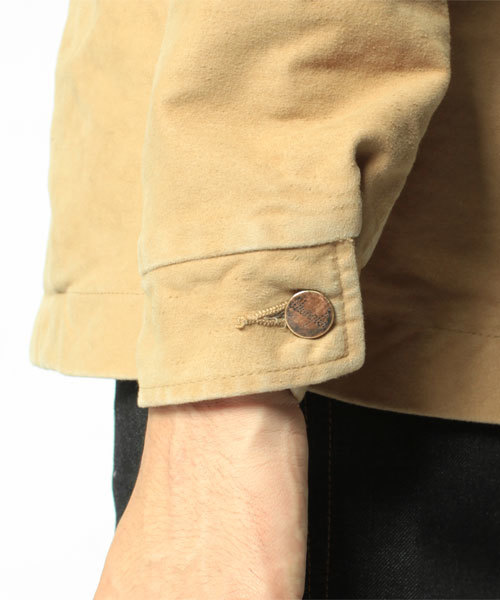 NANO universe(ナノユニバース)の「Wrangler(ラングラー)/ Wrangler別注ランチコート(ブルゾン・メンズ・ブラック/グレー/ベージュ/ピンク・MEDIUM/LARGE)」の8枚目の写真