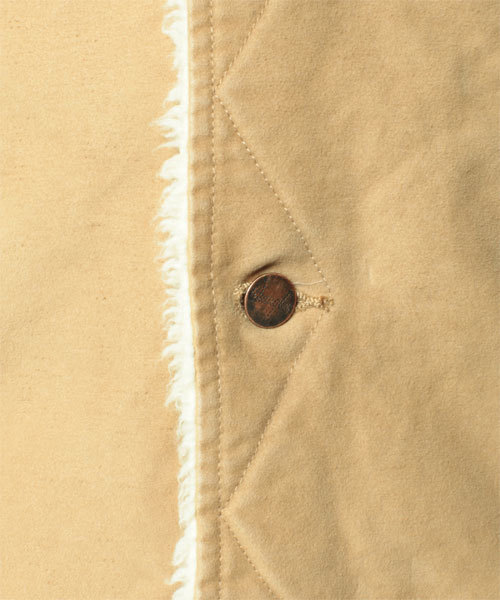 NANO universe(ナノユニバース)の「Wrangler(ラングラー)/ Wrangler別注ランチコート(ブルゾン・メンズ・ブラック/グレー/ベージュ/ピンク・MEDIUM/LARGE)」の9枚目の写真