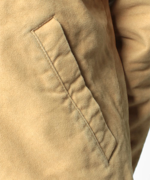 NANO universe(ナノユニバース)の「Wrangler(ラングラー)/ Wrangler別注ランチコート(ブルゾン・メンズ・ブラック/グレー/ベージュ/ピンク・MEDIUM/LARGE)」の10枚目の写真