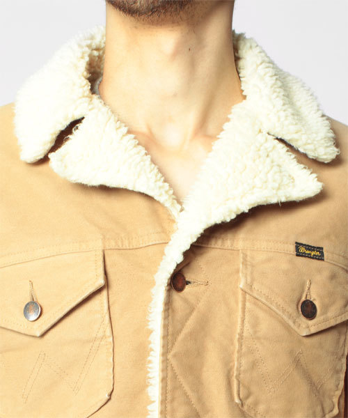 NANO universe(ナノユニバース)の「Wrangler(ラングラー)/ Wrangler別注ランチコート(ブルゾン・メンズ・ブラック/グレー/ベージュ/ピンク・MEDIUM/LARGE)」の12枚目の写真