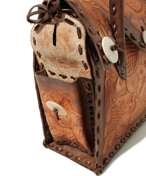 GRACE CONTINENTAL（グレースコンチネンタル）の「グラデカービングバッグ小（トートバッグ・レディース・ブラウン・ﾌﾘ-）」の3枚目の写真