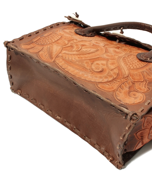 GRACE CONTINENTAL（グレースコンチネンタル）の「グラデカービングバッグ小（トートバッグ・レディース・ブラウン・ﾌﾘ-）」の5枚目の写真