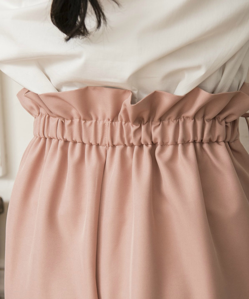 OLIVE des OLIVE（オリーブデオリーブ）の「レースアップ ワイドパンツ（その他パンツ・レディース・ネイビー/ピンク/ミント・FREE）」の10枚目の写真