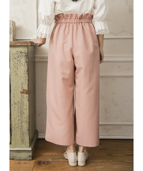 OLIVE des OLIVE（オリーブデオリーブ）の「レースアップ ワイドパンツ（その他パンツ・レディース・ネイビー/ピンク/ミント・FREE）」の12枚目の写真