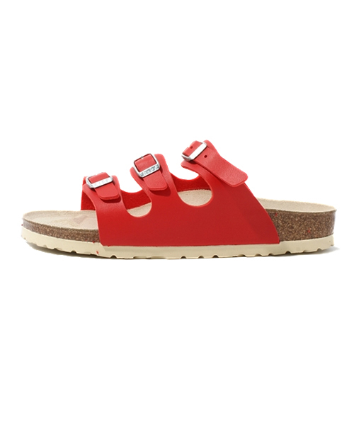 BIRKENSTOCK(ビルケンシュトック)の「FLORIDA/フロリダ レッド (WOMEN)(サンダル・レディース・レッド・35/36/37/38/39)」の2枚目の写真