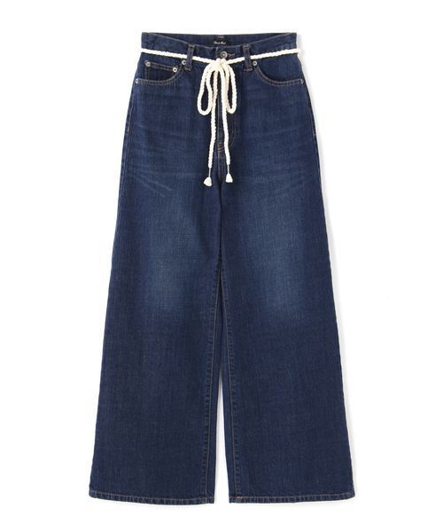 FREE'S MART(フリーズマート)の「ロープベルトハイウェストデニムワイドパンツ(デニムパンツ・レディース・ブルー系その他/ダークネイビー・MEDIUM/SMALL)」の19枚目の写真