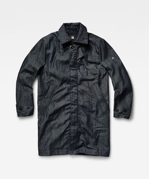 G-STAR（ジースター）の「Deline Mac Trench（トレンチコート・メンズ・ダークインディゴブルー・SMALL/MEDIUM/LARGE/X-SMALL）」の10枚目の写真