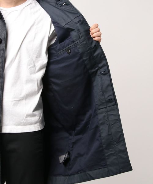 G-STAR（ジースター）の「Deline Mac Trench（トレンチコート・メンズ・ダークインディゴブルー・SMALL/MEDIUM/LARGE/X-SMALL）」の5枚目の写真