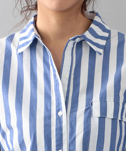 誠実 オックスフォードシャツワンピース Stateside Womens シャツワンピース