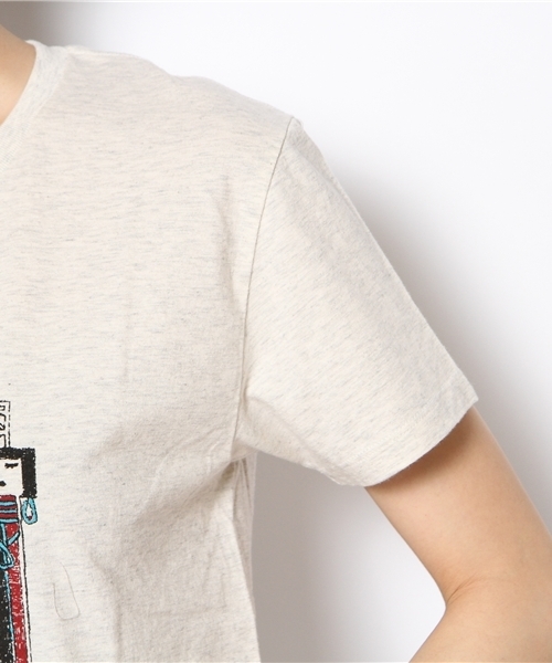 チチカカ(チチカカ)の「イェイプリントTシャツ(Tシャツ/カットソー・レディース・ブラック/オートミール/グリーン・MEDIUM/LARGE)」の9枚目の写真