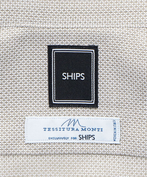 SHIPS(シップス)の「SD: 【MONTI社製生地】カラミ ストライプ ホリゾンタルカラー シャツ(カーキ)(シャツ/ブラウス・メンズ・カーキ・38/40/39/37/42)」の9枚目の写真