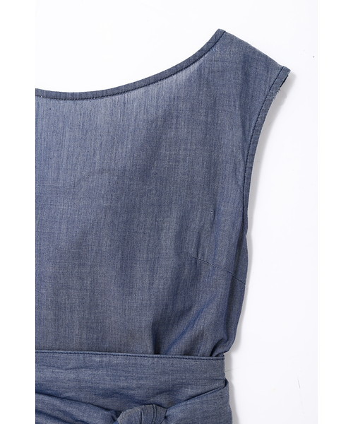 JILL STUART（ジルスチュアート）の「◆エフィーダンガリーロングワンピース（ワンピース・レディース・ブルー・2/0/4）」の7枚目の写真