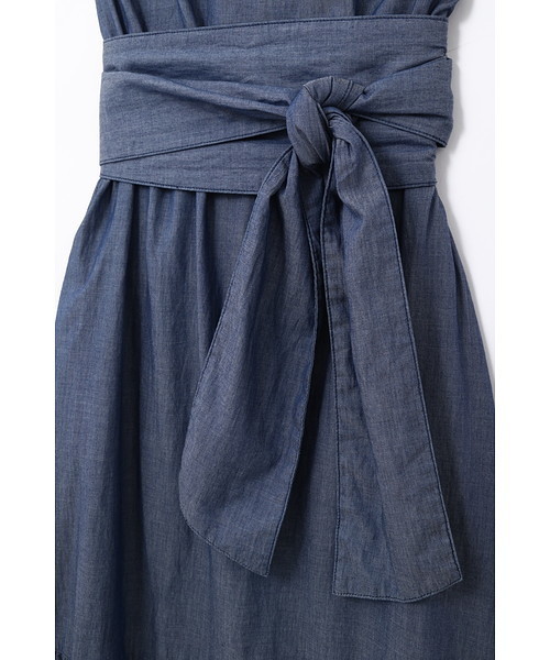 JILL STUART（ジルスチュアート）の「◆エフィーダンガリーロングワンピース（ワンピース・レディース・ブルー・2/0/4）」の8枚目の写真