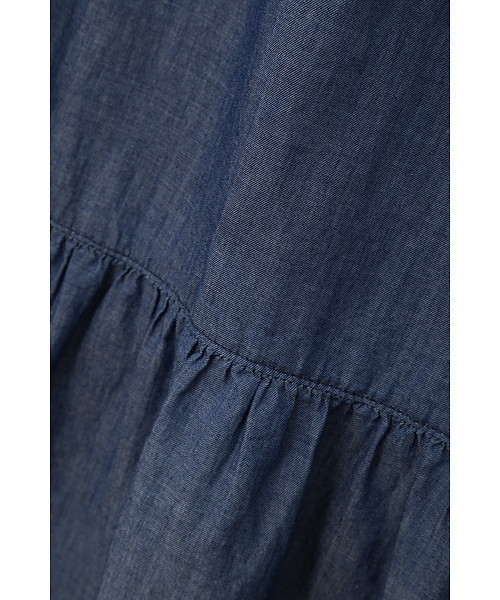 JILL STUART（ジルスチュアート）の「◆エフィーダンガリーロングワンピース（ワンピース・レディース・ブルー・2/0/4）」の2枚目の写真