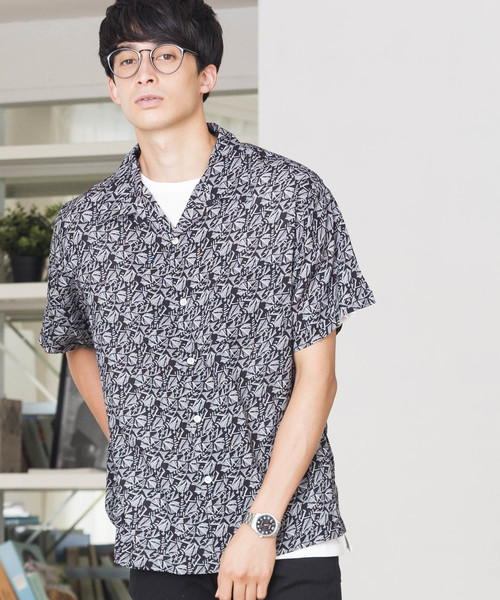 WEGO（ウィゴー）の「WEGO/総柄開襟シャツ（シャツ/ブラウス・メンズ・その他1/その他2/その他3/その他4/その他5/その他6/その他7/その他8/その他11/その他9/その他10/その他12・MEDIUM/LARGE）」の8枚目の写真