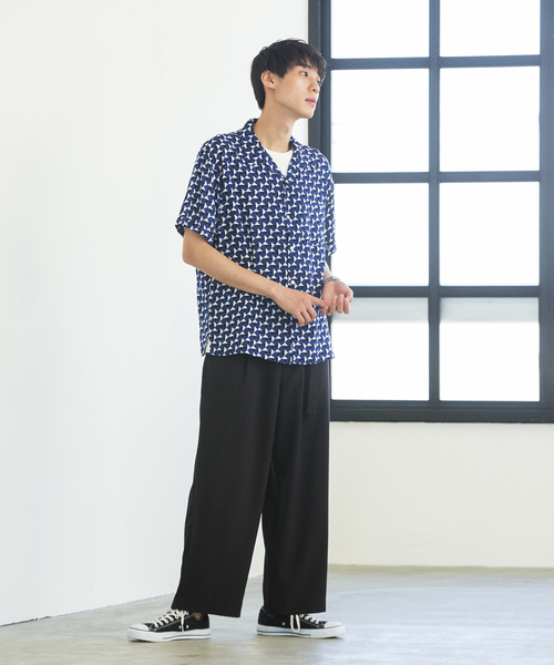 WEGO（ウィゴー）の「WEGO/総柄開襟シャツ（シャツ/ブラウス・メンズ・その他1/その他2/その他3/その他4/その他5/その他6/その他7/その他8/その他11/その他9/その他10/その他12・MEDIUM/LARGE）」の17枚目の写真