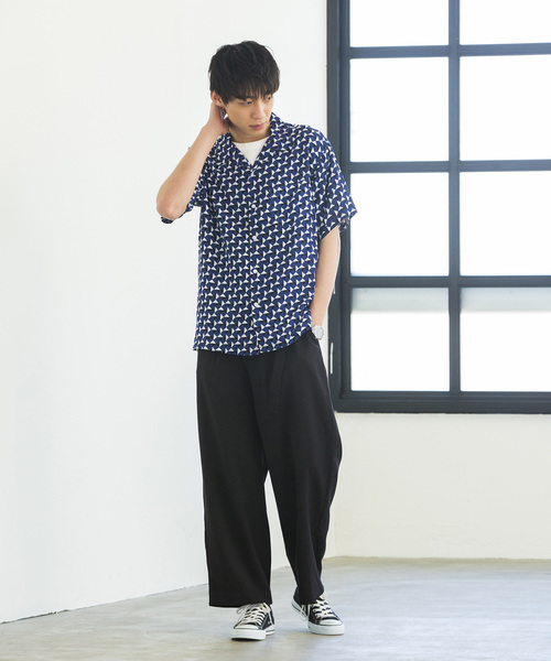 WEGO（ウィゴー）の「WEGO/総柄開襟シャツ（シャツ/ブラウス・メンズ・その他1/その他2/その他3/その他4/その他5/その他6/その他7/その他8/その他11/その他9/その他10/その他12・MEDIUM/LARGE）」の18枚目の写真