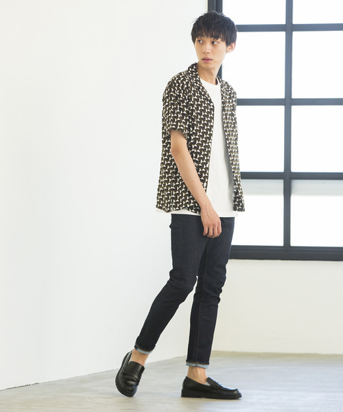 WEGO（ウィゴー）の「WEGO/総柄開襟シャツ（シャツ/ブラウス・メンズ・その他1/その他2/その他3/その他4/その他5/その他6/その他7/その他8/その他11/その他9/その他10/その他12・MEDIUM/LARGE）」の19枚目の写真