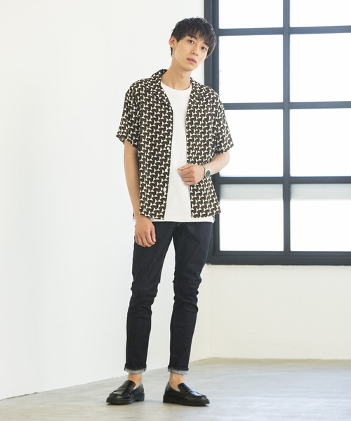 WEGO（ウィゴー）の「WEGO/総柄開襟シャツ（シャツ/ブラウス・メンズ・その他1/その他2/その他3/その他4/その他5/その他6/その他7/その他8/その他11/その他9/その他10/その他12・MEDIUM/LARGE）」の22枚目の写真