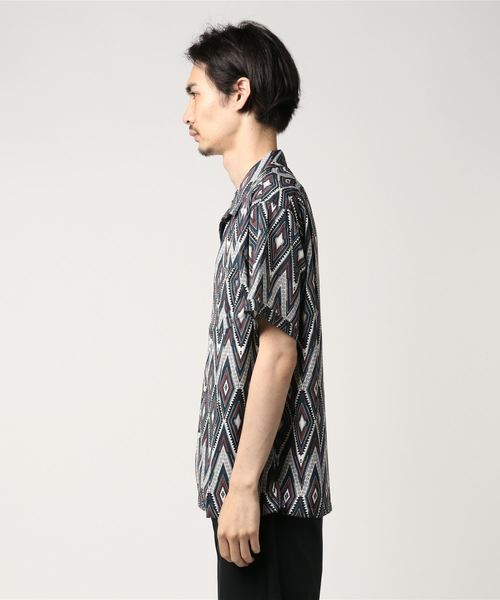 WEGO（ウィゴー）の「WEGO/総柄開襟シャツ（シャツ/ブラウス・メンズ・その他1/その他2/その他3/その他4/その他5/その他6/その他7/その他8/その他11/その他9/その他10/その他12・MEDIUM/LARGE）」の13枚目の写真