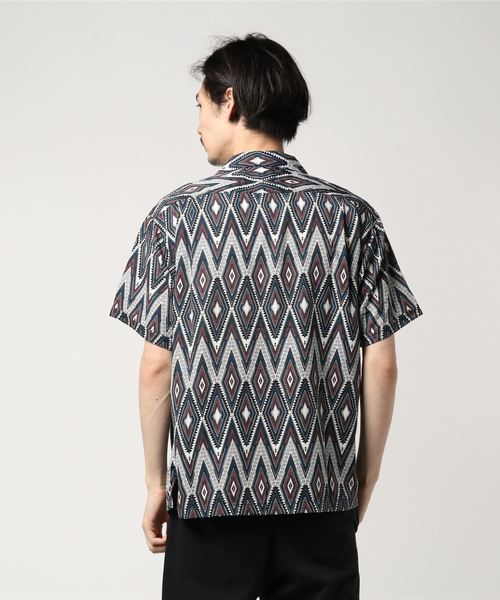 WEGO（ウィゴー）の「WEGO/総柄開襟シャツ（シャツ/ブラウス・メンズ・その他1/その他2/その他3/その他4/その他5/その他6/その他7/その他8/その他11/その他9/その他10/その他12・MEDIUM/LARGE）」の14枚目の写真