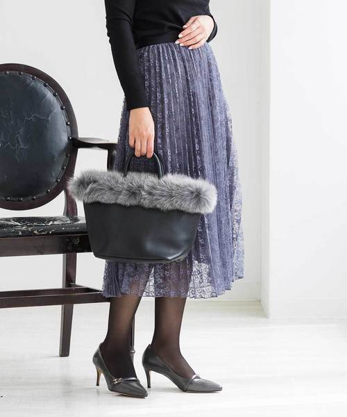 セール】レースプリーツスカート（スカート）｜ZAKKA-BOX（ザッカ