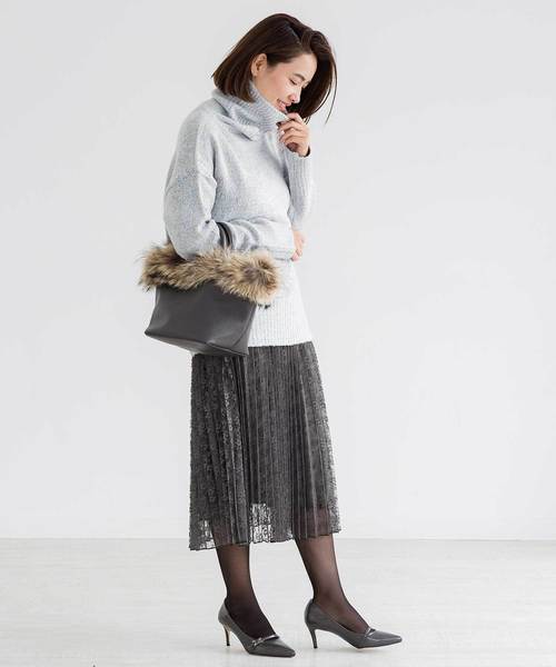 セール】レースプリーツスカート（スカート）｜ZAKKA-BOX（ザッカ