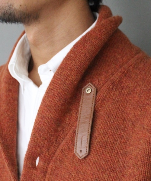 JOURNAL STANDARD(ジャーナルスタンダード)の「★★ラムウールショールカーディガン#(カーディガン/ボレロ・メンズ・チャコールグレー/ウッド/ブルー/ターコイズブルー/ネイビー/オレンジ・MEDIUM/LARGE)」の10枚目の写真