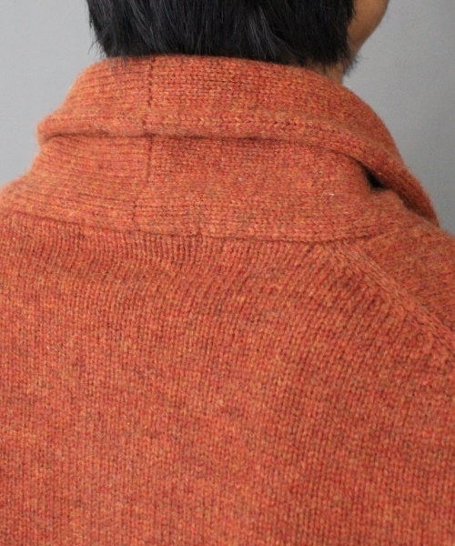 JOURNAL STANDARD(ジャーナルスタンダード)の「★★ラムウールショールカーディガン#(カーディガン/ボレロ・メンズ・チャコールグレー/ウッド/ブルー/ターコイズブルー/ネイビー/オレンジ・MEDIUM/LARGE)」の11枚目の写真