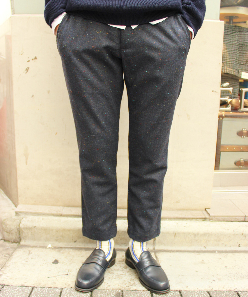 EDIFICE(エディフィス)の「◇モンマルトルネップウールパンツ(その他パンツ・メンズ・チャコールグレー/ネイビー・29/30/31/32/33)」の2枚目の写真