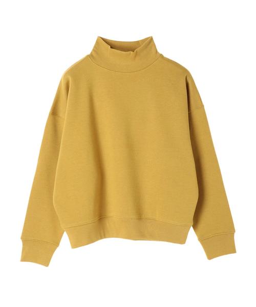 AMERICAN HOLIC（アメリカンホリック）の「・ハイネックビッグ裏毛裏起毛プルオーバー（Tシャツ/カットソー・レディース・ブラック/グリーン/アイボリー/チャコールグレー/イエロー/モカ・M/L）」の12枚目の写真