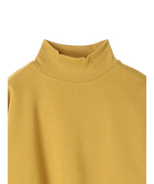 AMERICAN HOLIC（アメリカンホリック）の「・ハイネックビッグ裏毛裏起毛プルオーバー（Tシャツ/カットソー・レディース・ブラック/グリーン/アイボリー/チャコールグレー/イエロー/モカ・M/L）」の18枚目の写真