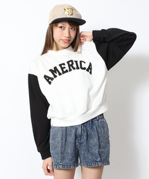 WEGO | WEGO/ワッペン切替スウェット(スウェット)