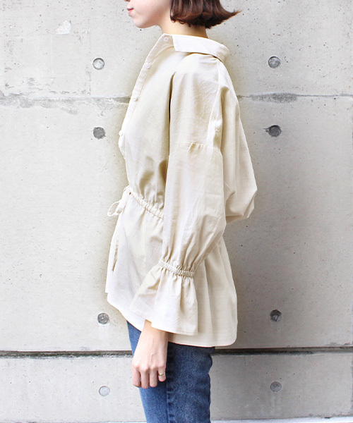 RANDA（ランダ）の「ブラウジングブラウス（シャツ/ブラウス・レディース・ブラウン/ブルー/クリーム・1/0）」の10枚目の写真