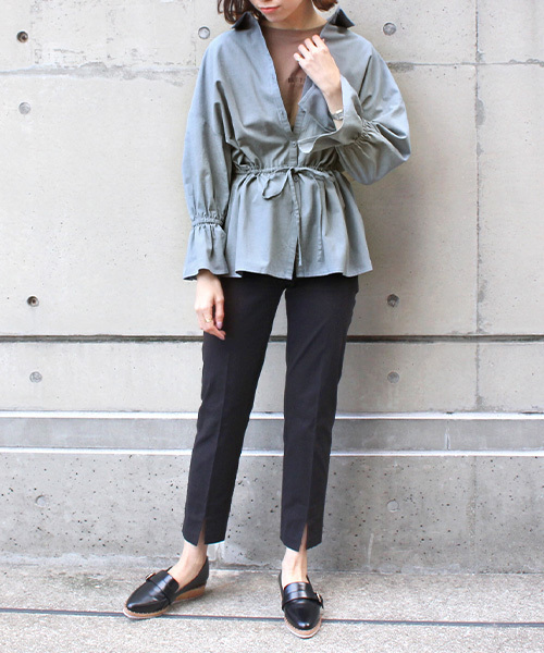 RANDA（ランダ）の「ブラウジングブラウス（シャツ/ブラウス・レディース・ブラウン/ブルー/クリーム・1/0）」の11枚目の写真