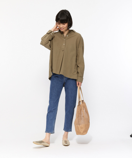 LAKOLE（ラコレ）の「ハイライズマムフィットデニム / LAKOLE（デニムパンツ・レディース・インディゴブルー/ダークブルー・SMALL/MEDIUM）」の4枚目の写真