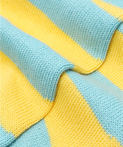 BEAMS BOY(ビームスボーイ)の「BEAMS BOY / ボーダー クルー ソックス(ソックス/靴下・レディース・ナチュラル/ミント/サックスブルー/ネイビー・ONE SIZE)」の6枚目の写真