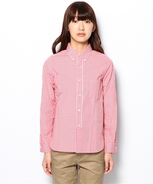 BEAMS BOY（ビームスボーイ）の「□BEAMS BOY / ギンガムB.D. 0127CL（シャツ/ブラウス・レディース・ピンク/グリーン系その他・ONE SIZE）」の10枚目の写真