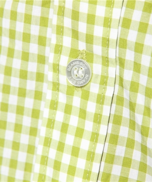 BEAMS BOY（ビームスボーイ）の「□BEAMS BOY / ギンガムB.D. 0127CL（シャツ/ブラウス・レディース・ピンク/グリーン系その他・ONE SIZE）」の5枚目の写真