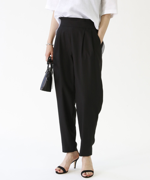 1er Arrondissement(プルミエアロンディスモン)の「ツイルバイオイージーパンツ(その他パンツ・レディース・ブラック/ベージュ・38/36)」の1枚目の写真
